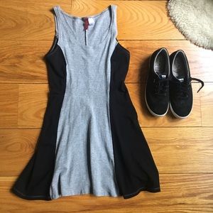 Knit color block dress